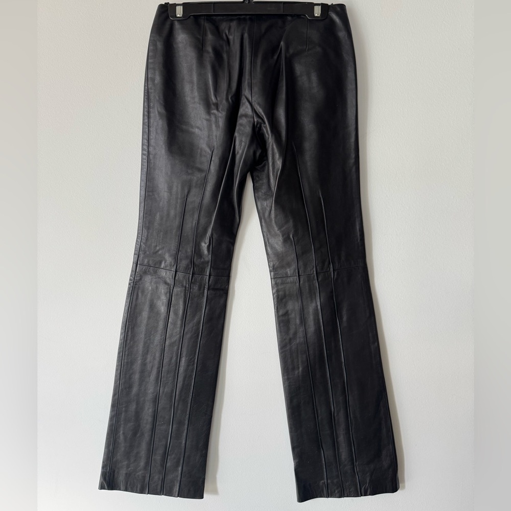 Rudsak Black Genuine Leather Pants — Size 6 - Picture 11 of 17